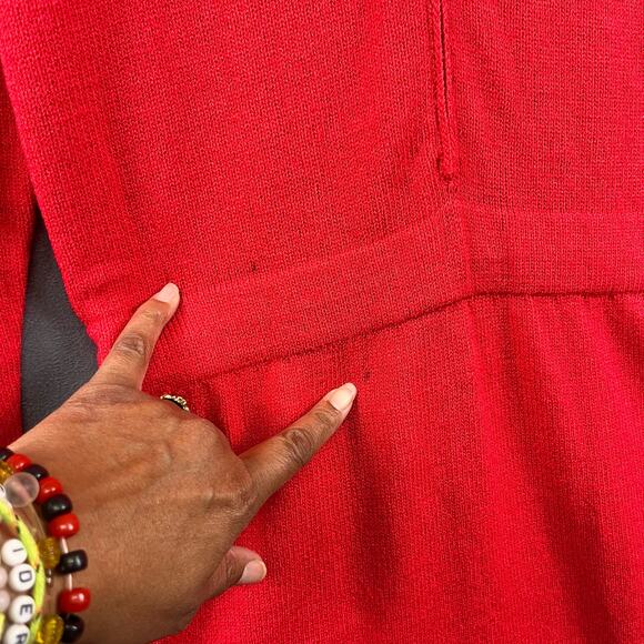 Vintage Don Sayres Wellmore sz 4 Knit Midi Wool Blend Sweater Dress i.magnin USA - Picture 10 of 12